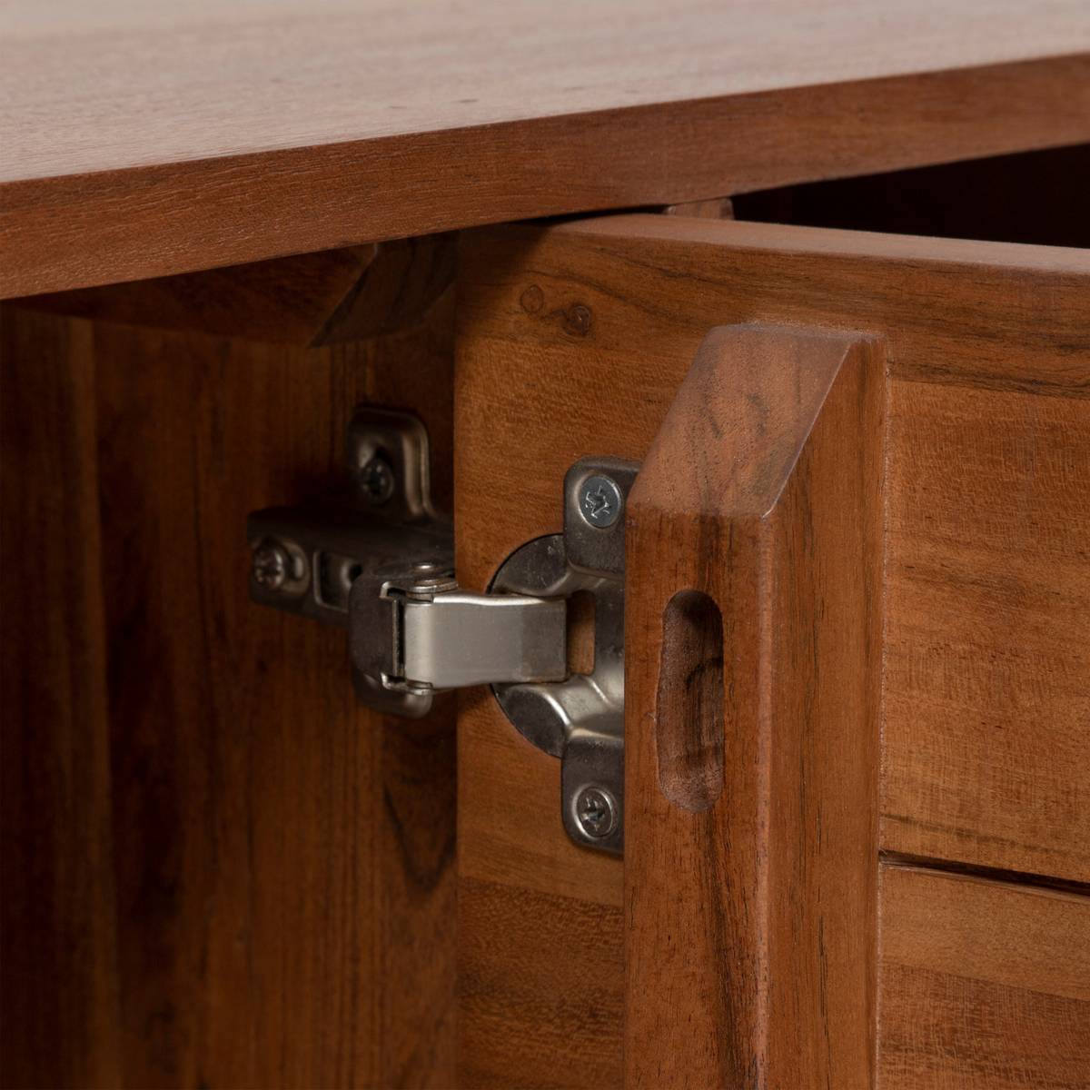 TV-Schrank 2 Türen "Nanda" Braun, 147x45,5x40 cm Braun