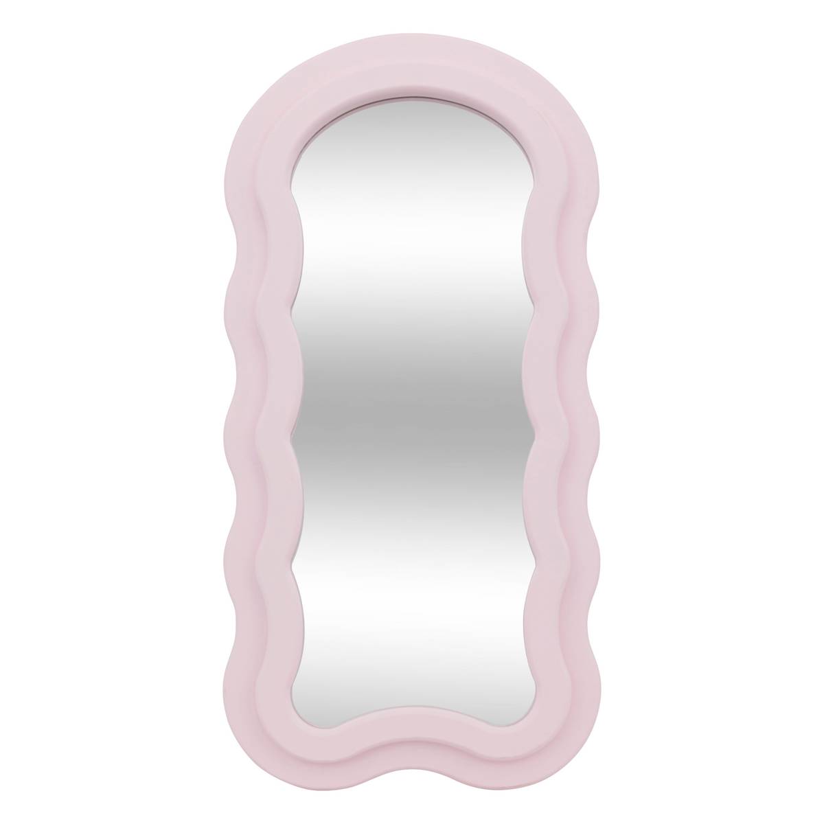 Spiegel Welle "Ayna" Rosa, 60x30 cm Rosa