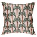 ALBIN Leinen Outdoor-Kissenbezug 40 x 40 cm - Polyester Leinenbeige