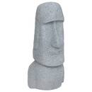 Au&szlig;enstatue "Moai" Grau, H.82 cm Grau