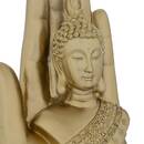 Buddha-Statue "Andy" Harz, Gold, H.18 cm Gold