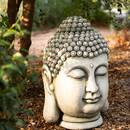 Au&szlig;enstatue Buddha "Osel" Grau, H.60 cm Grau