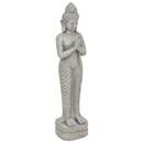 Au&szlig;enstatue Buddha "Sakin" Grau, H.100 cm Grau
