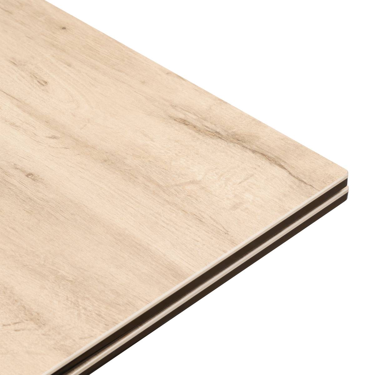 Ausziehbarer Esstisch "Boot" Beige, 160/240x90x76 cm Beige
