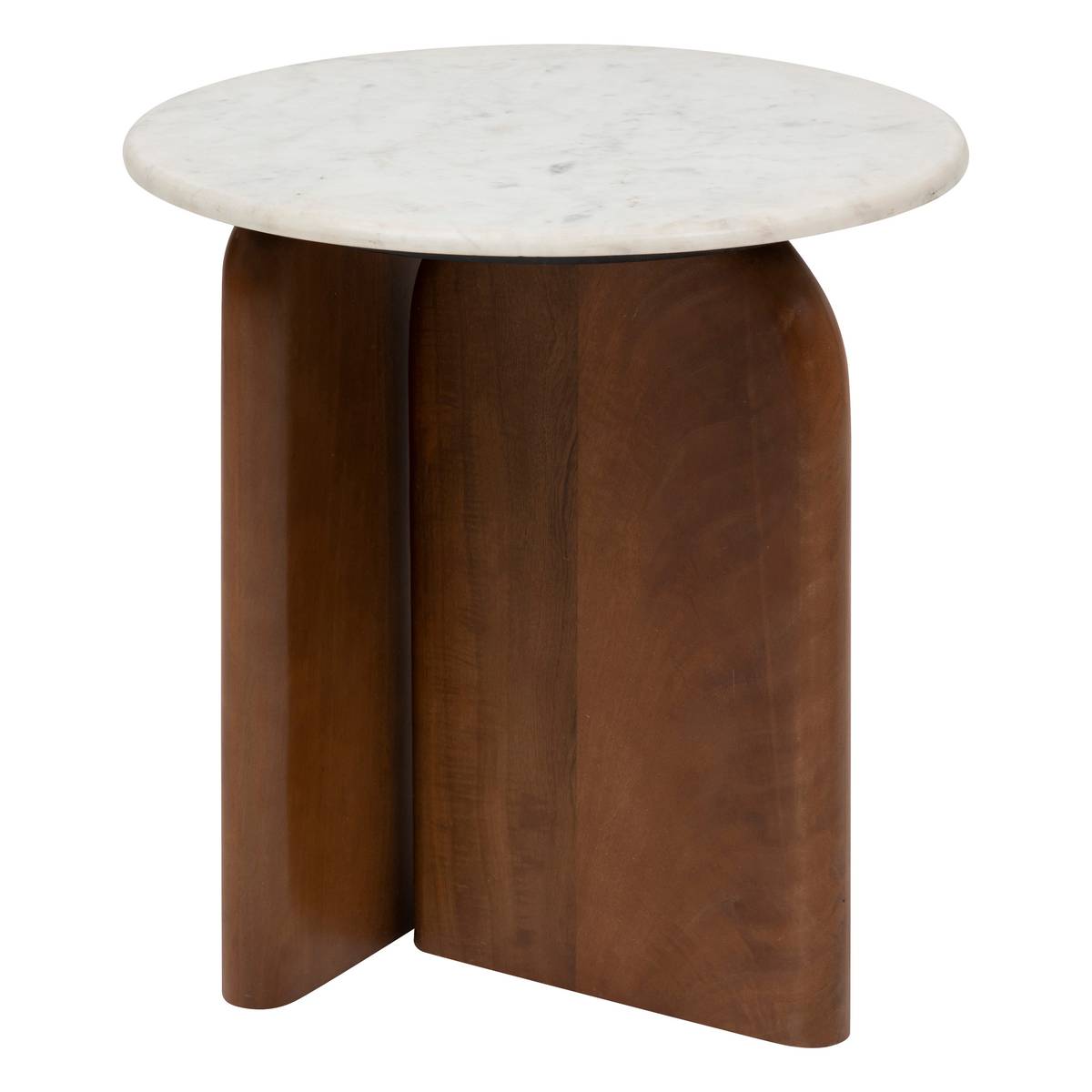 Beistelltisch "Nanda" Weiß, 56,5x51x51 cm Weiß