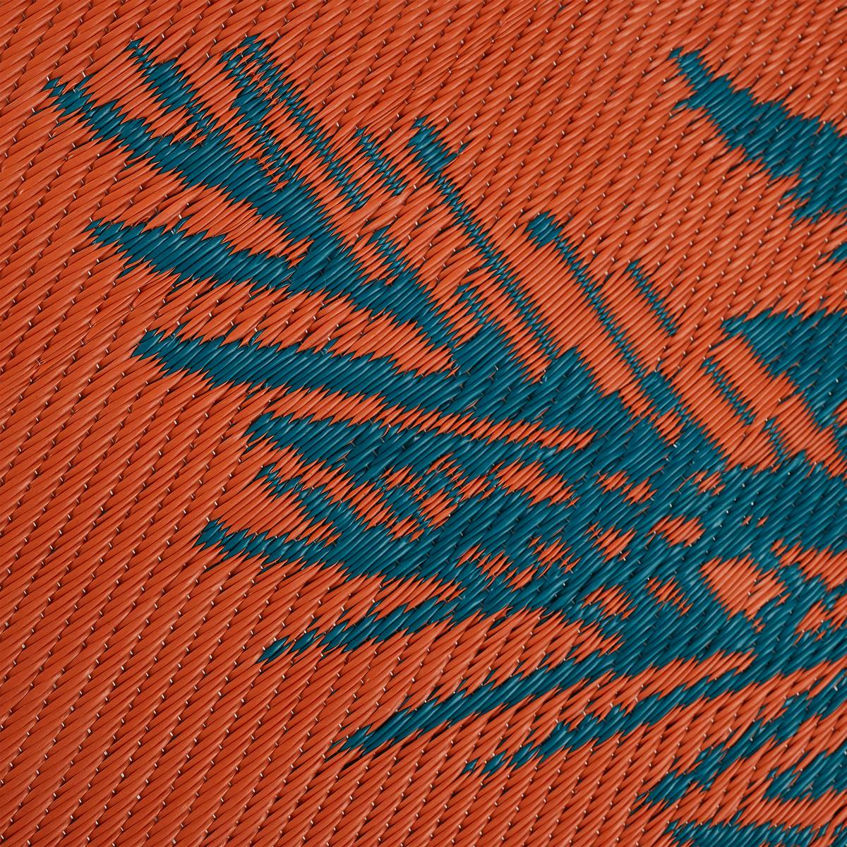 Außenteppich "Yucatan" Petrolblau, D. 120 cm Entenblau