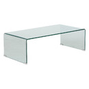 Couchtisch "Lenia" Transparent, 110x55x38 cm Durchsichtig