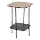 Beistelltisch 1 Regal "Hodia" Schwarz, 60x40x40 cm Schwarz