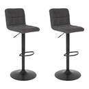 2er-Set Barhocker "Delek" Grau, 104x52x45 cm Grau