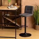 2er-Set Barhocker "Delek" Grau, 104x52x45 cm Grau