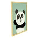 Gerahmtes Druckbild Panda "Andy" Mehrfarbig, 30x40 cm Mehrfarbig