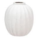 Kugelvase "Amia" Keramik, Weiß, H.44,5 cm Weiß