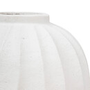 Kugelvase "Amia" Keramik, Weiß, H.44,5 cm Weiß