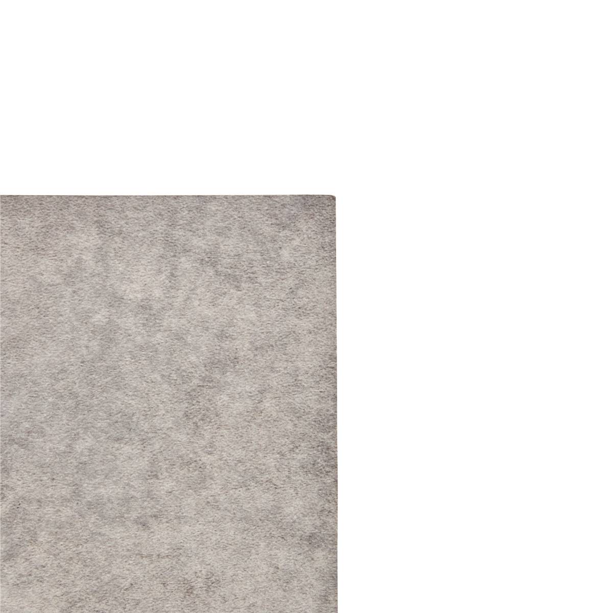 Set of 6 "Authentic" placemats PVC - Polyvinyl chloride, 45x30 cm, Gray Light grey