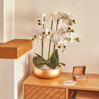 Artificial flowers in pot "sanae" h.65 cm