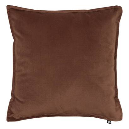 Cushion "lilou" brown tonka, 45x45 cm