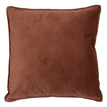 Cushion "lilou" brown tonka, 55x55 cm