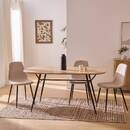 Dining Table "Roxas" 160x90 cm, L. 160 cm Beige