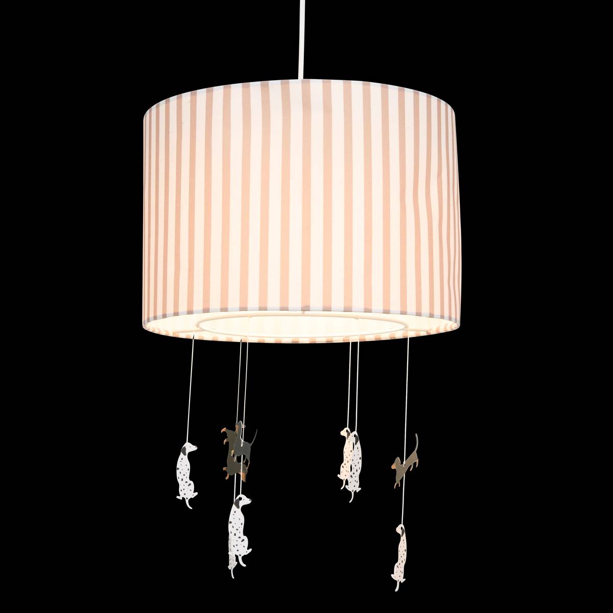 Children's Pendant Light "Scott" Brown, H.40 cm Brown