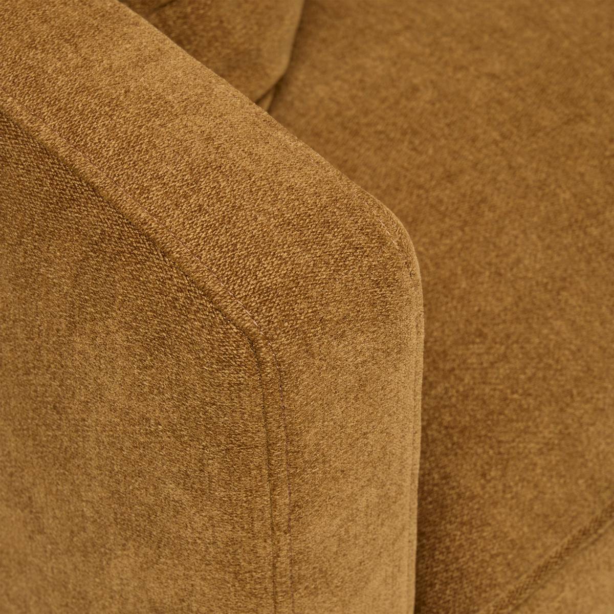 Fixed Sofa "Candice" 3 seater, 194x96 cm, Bronze Bronze