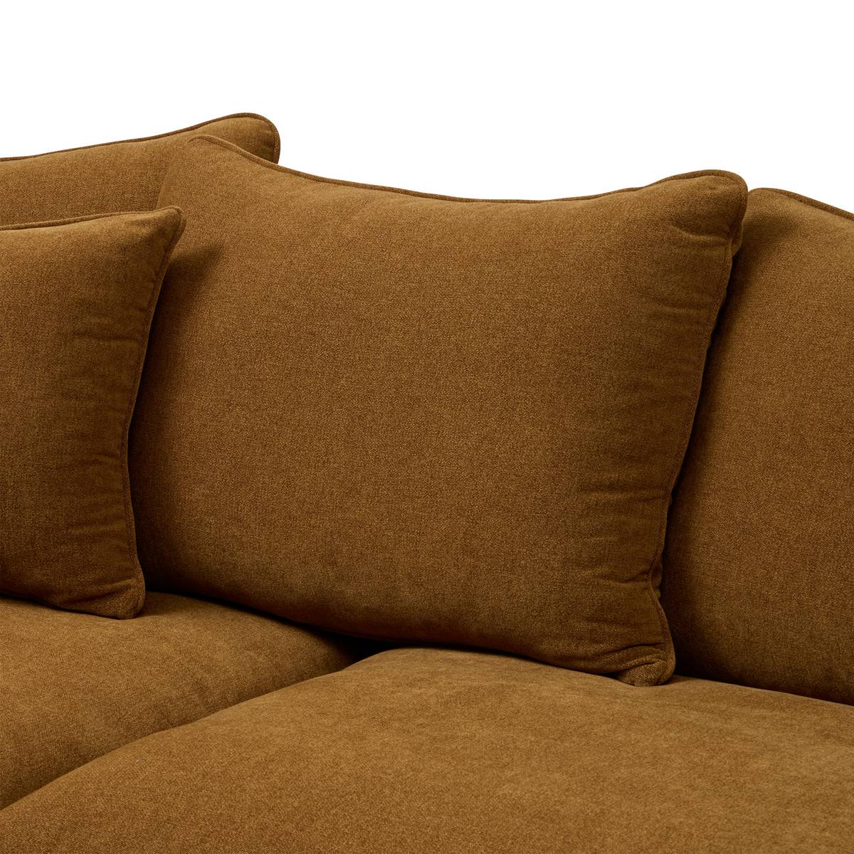 Fixed Sofa "Candice" 3 seater, 194x96 cm, Bronze Bronze