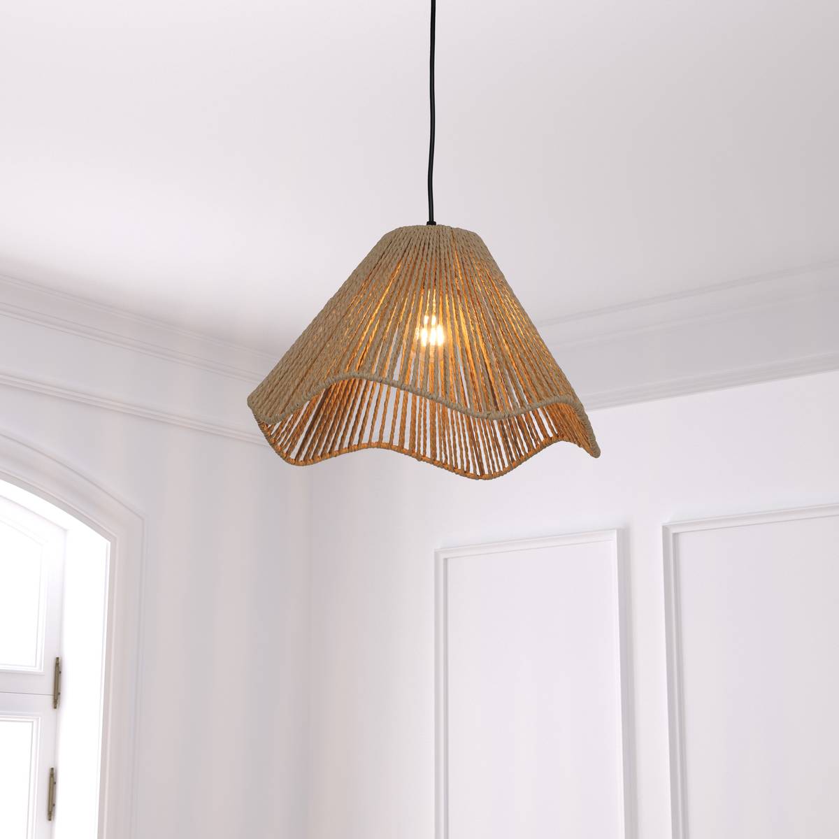 Electric Cord "Noe" Black, H.100 cm Black