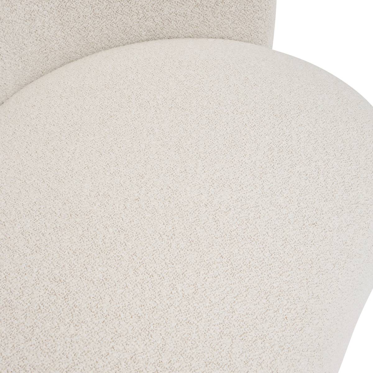 Fixed Sofa "Nesky" 2 seats, 192x99 cm, White White