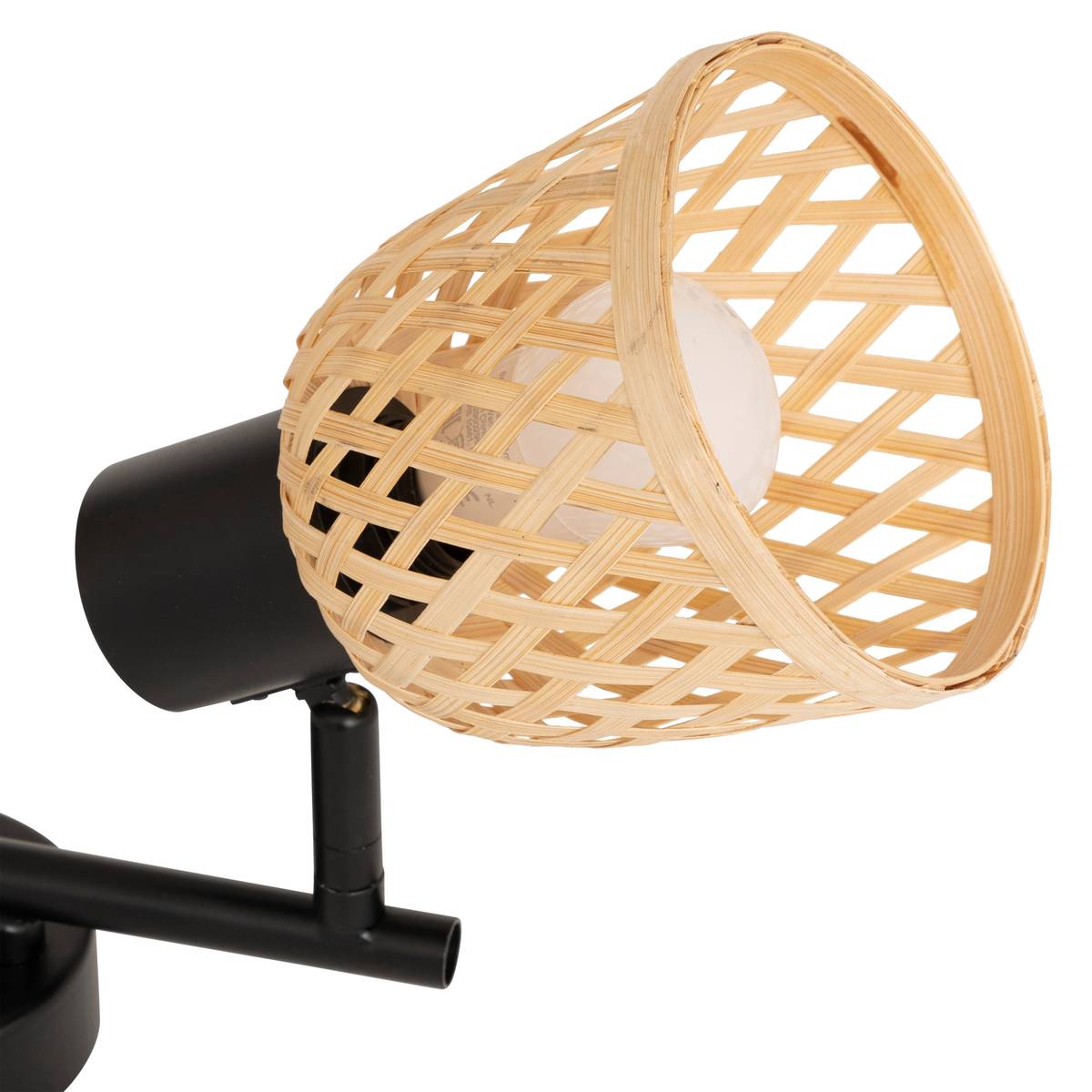 Wall/Ceiling Light "Lio" Beige, 28x17 cm Black