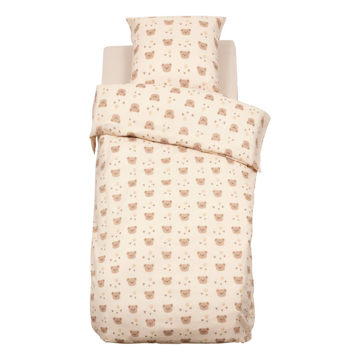 "Billie" printed children's bedding set 2 pieces, 140x200 cm, Purple Model B