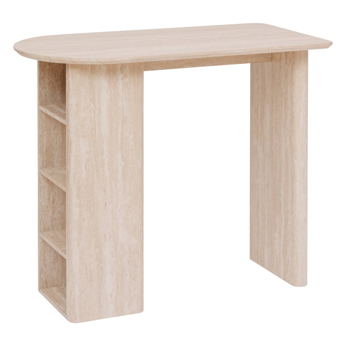 Bar Table "Anaya" Beige, 120x60 cm Beige