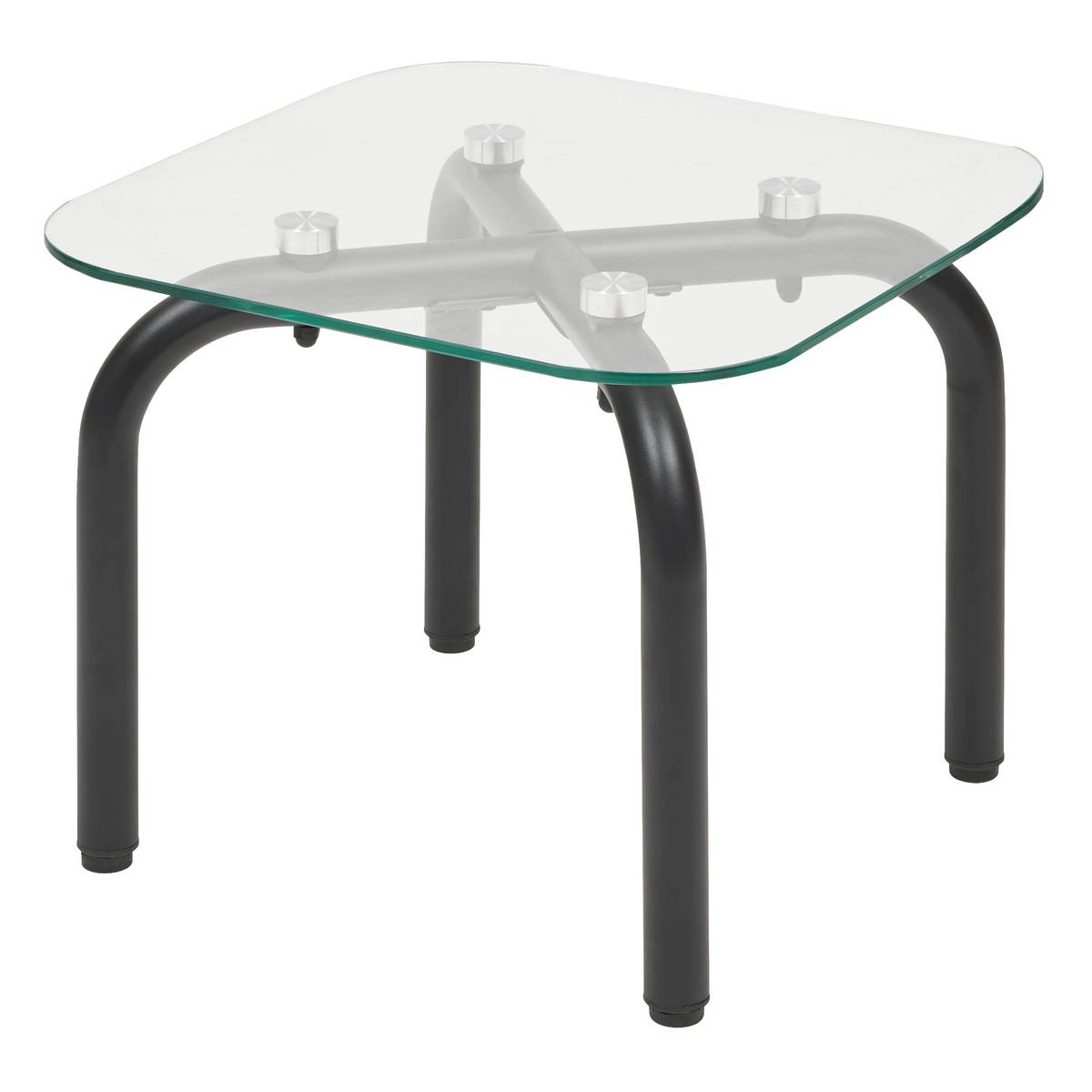 "Hecate" Nesting Tables Silver, 50x50 cm Silver