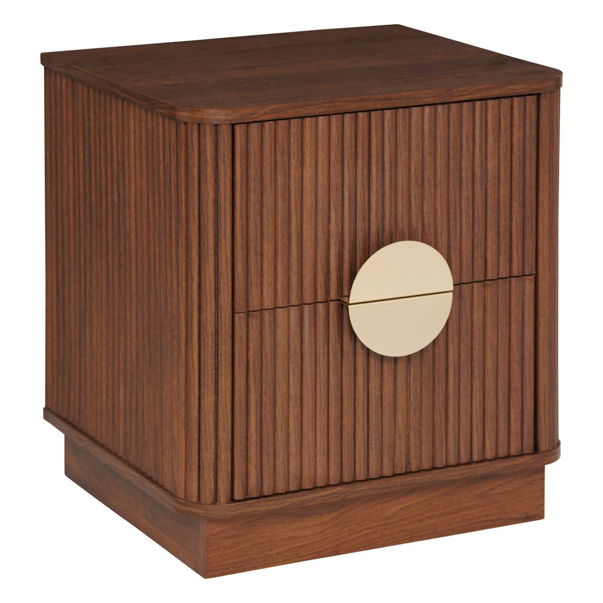 Bedside Table "Wany" Brown, 45x40 cm Brown