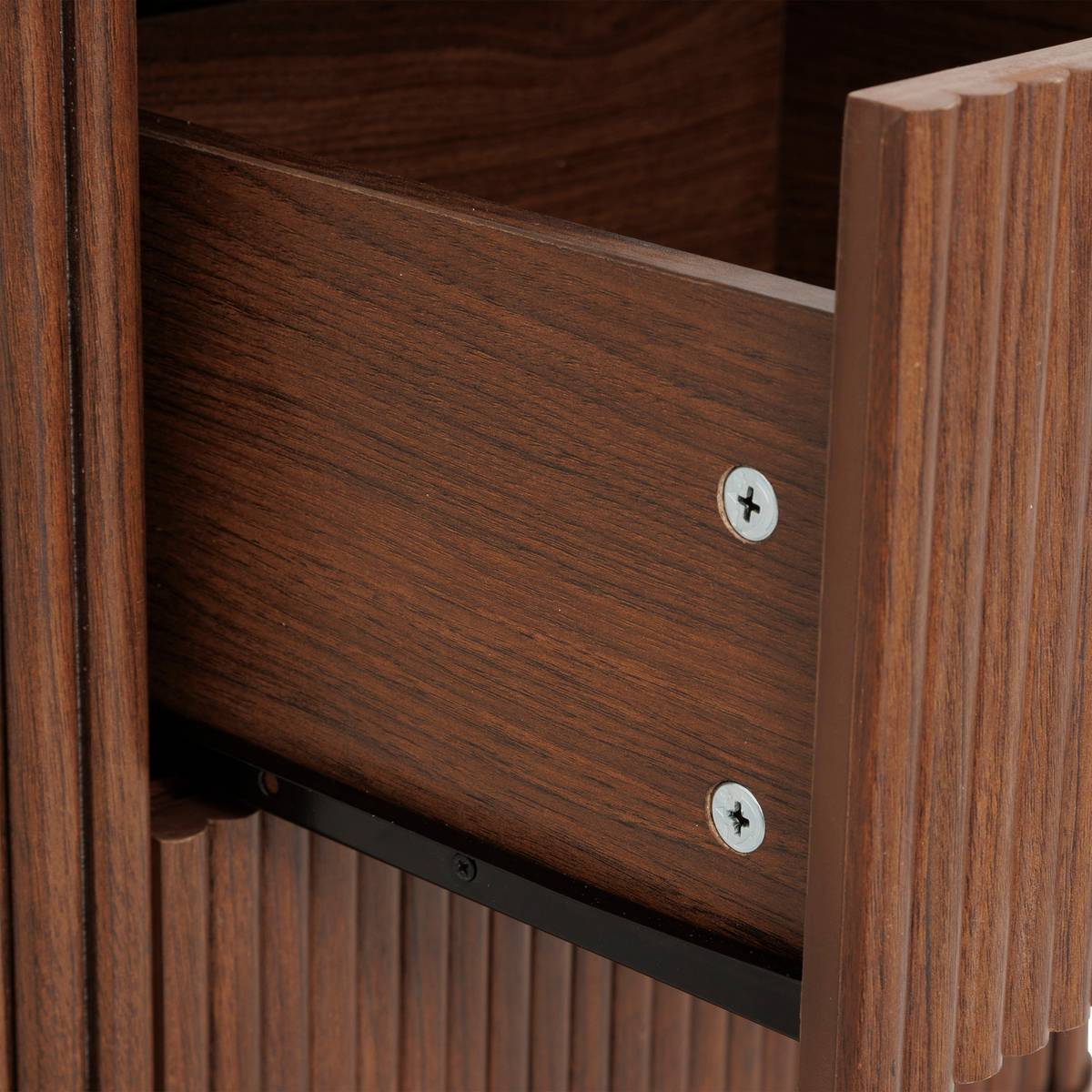 Bedside Table "Wany" Brown, 45x40 cm Brown