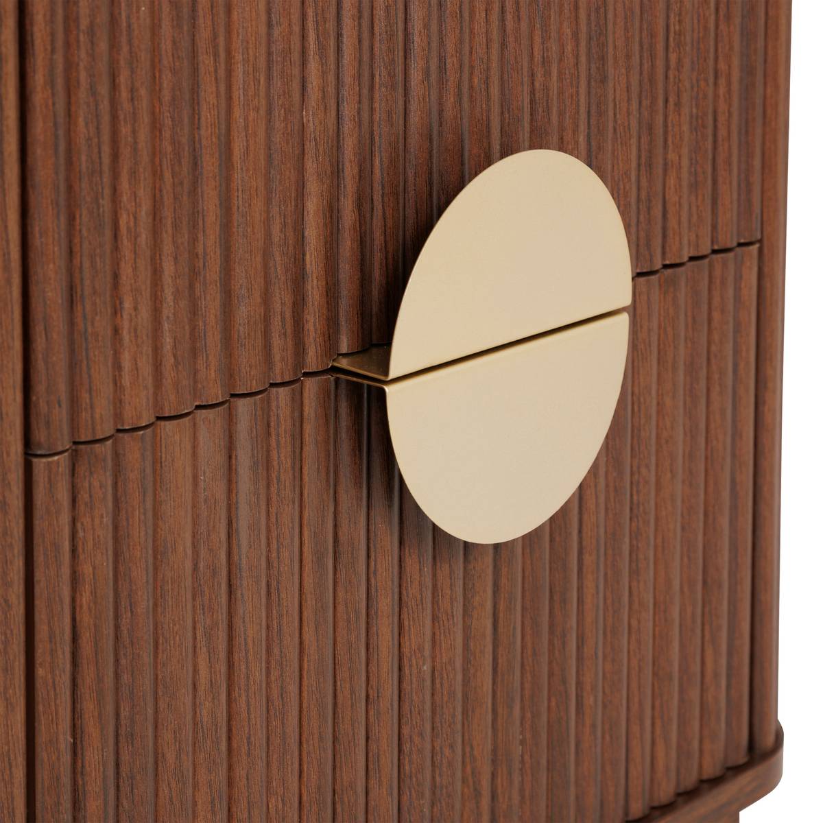 Bedside Table "Wany" Brown, 45x40 cm Brown