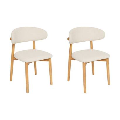 Set of 2 "sari" chairs white