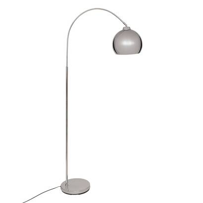 Arc floor lamp sector "floris" silver, h.177 cm