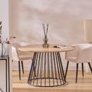Dining Table "Rayo" 120x120 cm, L. 120 cm Beige
