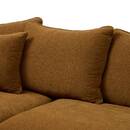 Fixed Sofa "Candice" 3 seater, 194x96 cm, Bronze Bronze