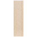 Decorative wood slat panel "Colva" Light oak effect, Greige background, 240x60 cm Light oak effect / Grey background