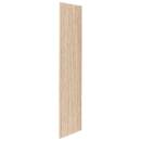 Decorative wood slat panel "Colva" Light oak effect, Greige background, 240x60 cm Light oak effect / Grey background