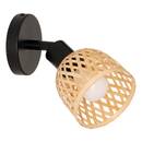 Wall/Ceiling Light "Lio" Beige, 10x10 cm Blue