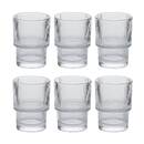 Set of 6 low tumblers "Emil'Ieau" Glass, Transparent Transparent