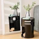 Side Table "Ashdal" Black, 32.5x32.5 cm Black