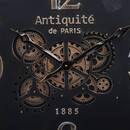 Clock "Amri" Black, D.70 cm Black