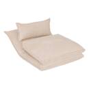 Sleeper Chair "Elois" Ivory, L.85 cm Ivory