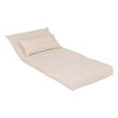 Sleeper Chair "Elois" Ivory, L.85 cm Ivory