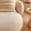 Fixed Sofa "Nesky" 2 seats, 192x99 cm, White White