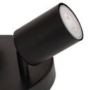 Ceiling Light "Vico" Black, 20x20 cm Beige