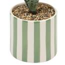 Artificial Potted Plant "Cheri" 11.5x11.5 cm Green