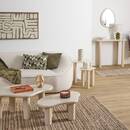 "Olao" Nesting Tables Ivory, 45x45 cm Ivory